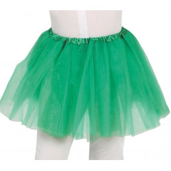 TUTU ENFANT 30cm VERTFONCE