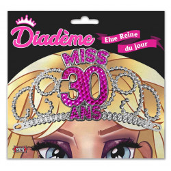 DIADEME FUCHSIA MISS 30ANS