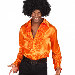 CHEMISE DISCO HOM.L ORANGE