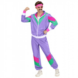 JOGGING 80'S VIOLET MIXTE.XL