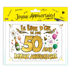 LIVRE D'OR FESTIF 50ANS