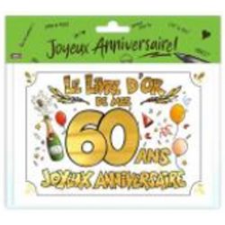 LIVRE D'OR FESTIF 60ANS