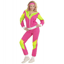 JOGGING 80'S ROSE MIXTE.XXL