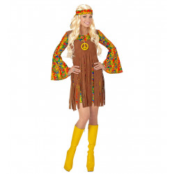 ROBE+VESTE HIPPIE FEM.XXL