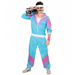 JOGGING BLEU 80'S MIXTE.XXL