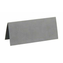 10 MARQUE-PLACES 3x7cm GRIS