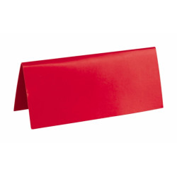 10 MARQUE-PLACES 3x7cm ROUGE