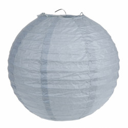 1 LAMPION D.50cm GRIS