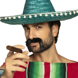 MOUSTACHE NOIRE MEXICAIN