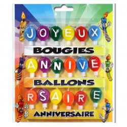 BOUGIES BALLONS JOYEUX...