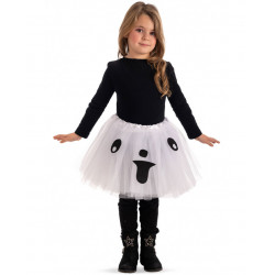 TUTU ENFANT 30cm FANTOME BLANC