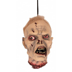 TETE COUPEE 30cm DE ZOMBIE