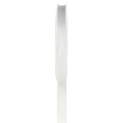 RUBAN SATIN 6mmx25m BLANC