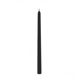 2 BOUGIES FLAMBEAUX H30cm NOIR