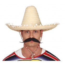 SOMBRERO EN PAILLE 45cm...