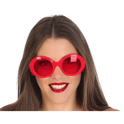 LUNETTES 70'S ROUGES