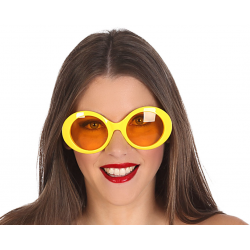 LUNETTES 70'S JAUNES