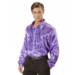 CHEMISE DISCO VIOLET XXL