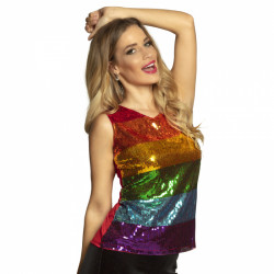 TOP PAILLETTES SEQUINS...