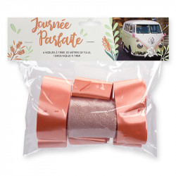 KIT DECO VOITURE ROSEGOLD