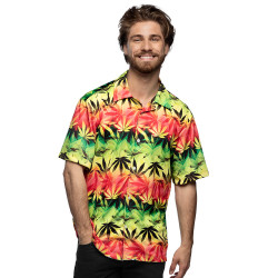 CHEMISE HAWAI RASTAFARI HOM.M