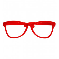 MAXI LUNETTES ROUGES CLOWN