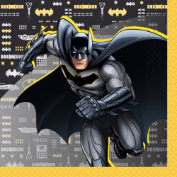 16 SERVIETTES 33x33cm BATMAN