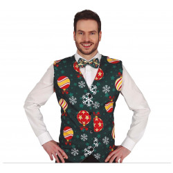 GILET DE NOEL HOM.M/L VERT...