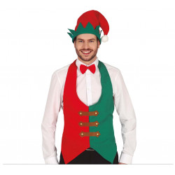 GILET DE LUTIN VERT/ROUGE...