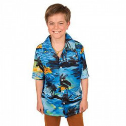 CHEMISE HAWAIENNE G.4/5ANS