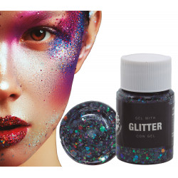 POT GEL 20g PAILLETTES NOIRES