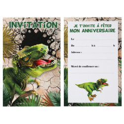 6 INVITATIONS 11x17cm...