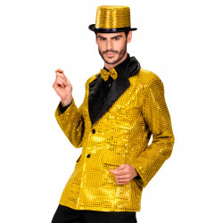 VESTE PAILLETTES HOM.XL OR...