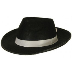 CHAPEAU BORSALINO NOIR AVEC...