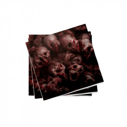16 SERVIETTES 33x33cm GORE