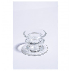 BOUGEOIR 4CM SUEDE TRANSPARENT