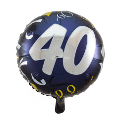 (A) BALL.MYLAR 18" 40ANS...