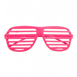LUNETTES STORES FLUO ROSES