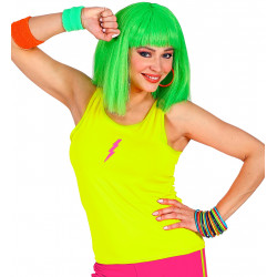 MAILLOT FLUO FEM.M/L JAUNE