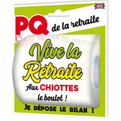 PAPIER WC VIVE LA RETRAITE