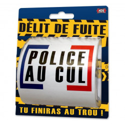 PAPIER WC POLICE AU CUL