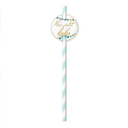 12 PAILLES BABY SHOWER GARCON