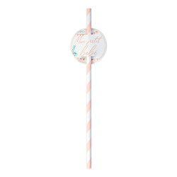 12 PAILLES BABY SHOWER FILLE