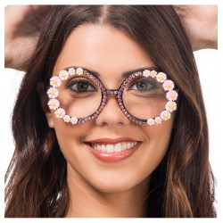 LUNETTES A FLEURS ET STRASS
