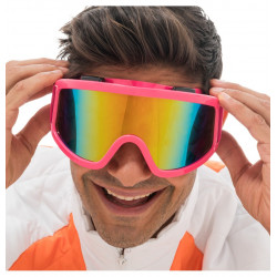 LUNETTES DE SKI FLUO ROSE