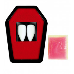 2 DENTS DE VAMPIRE ADHESIVES