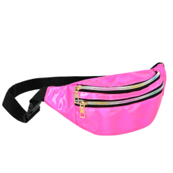 SAC BANANE HOLOGRAPHIQUE ROSE
