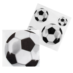 20 SERVIETTES 33x33cm FOOTBALL