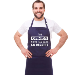 TABLIER BLEU TON OPINION...