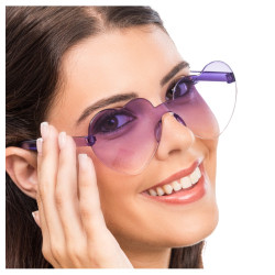 LUNETTES FORME COEUR VERRES...